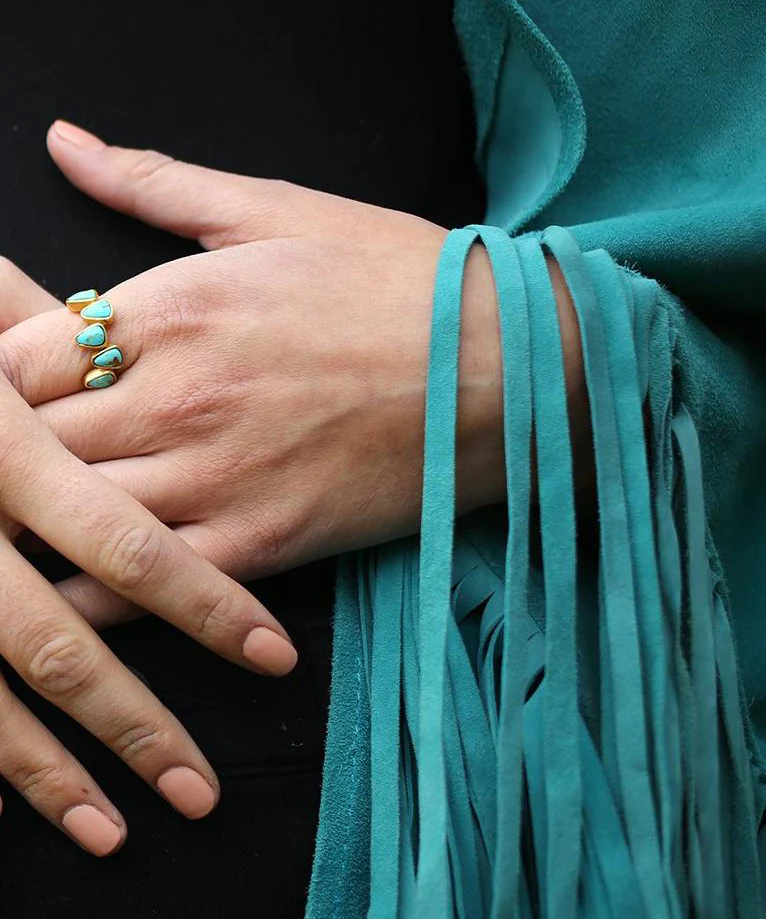 Christina Greene Stepping Stones With Turquoise Ring - Image 3