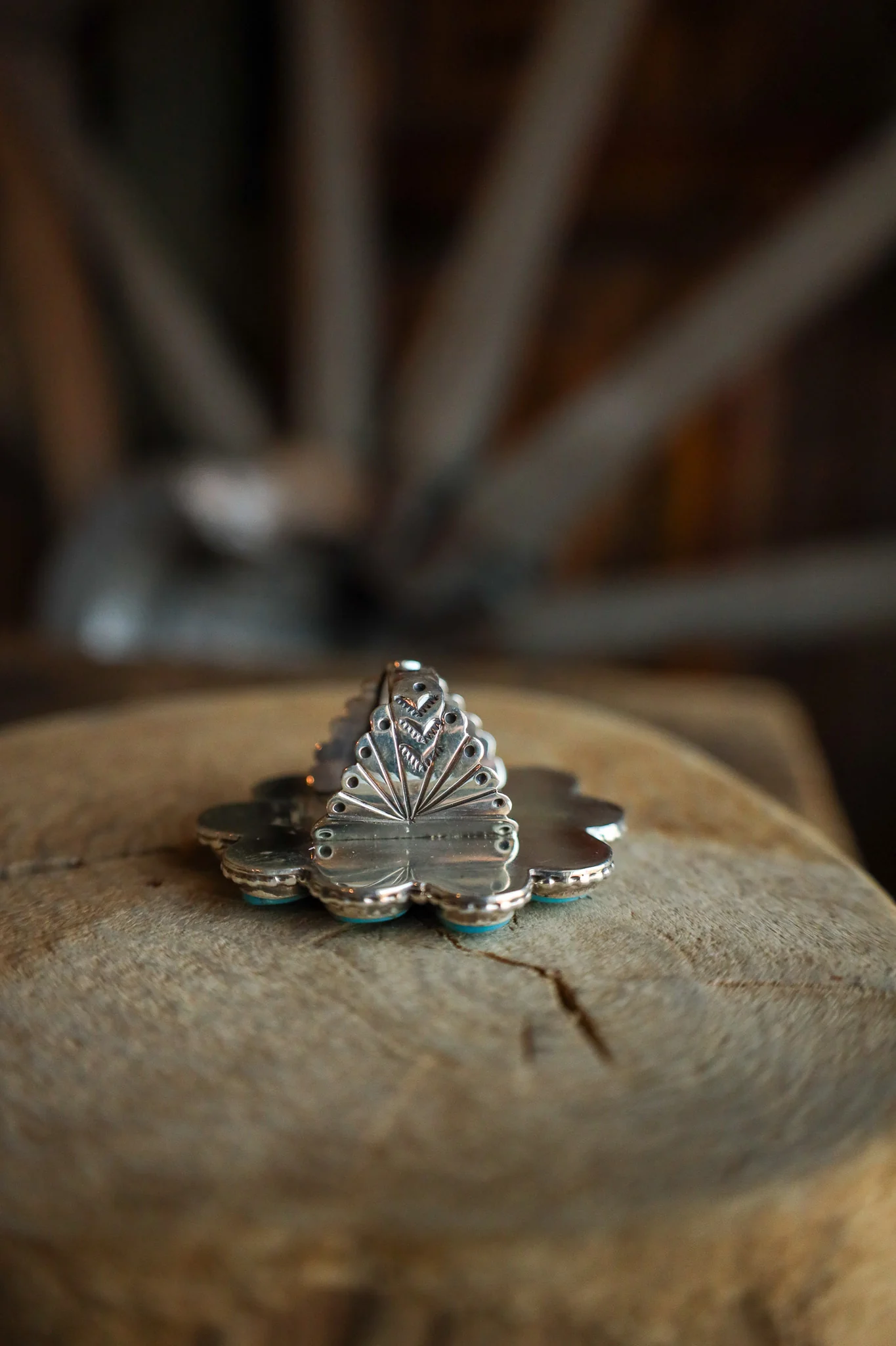 Turquoise Teardrops Ring- Size 6.5 - Image 4