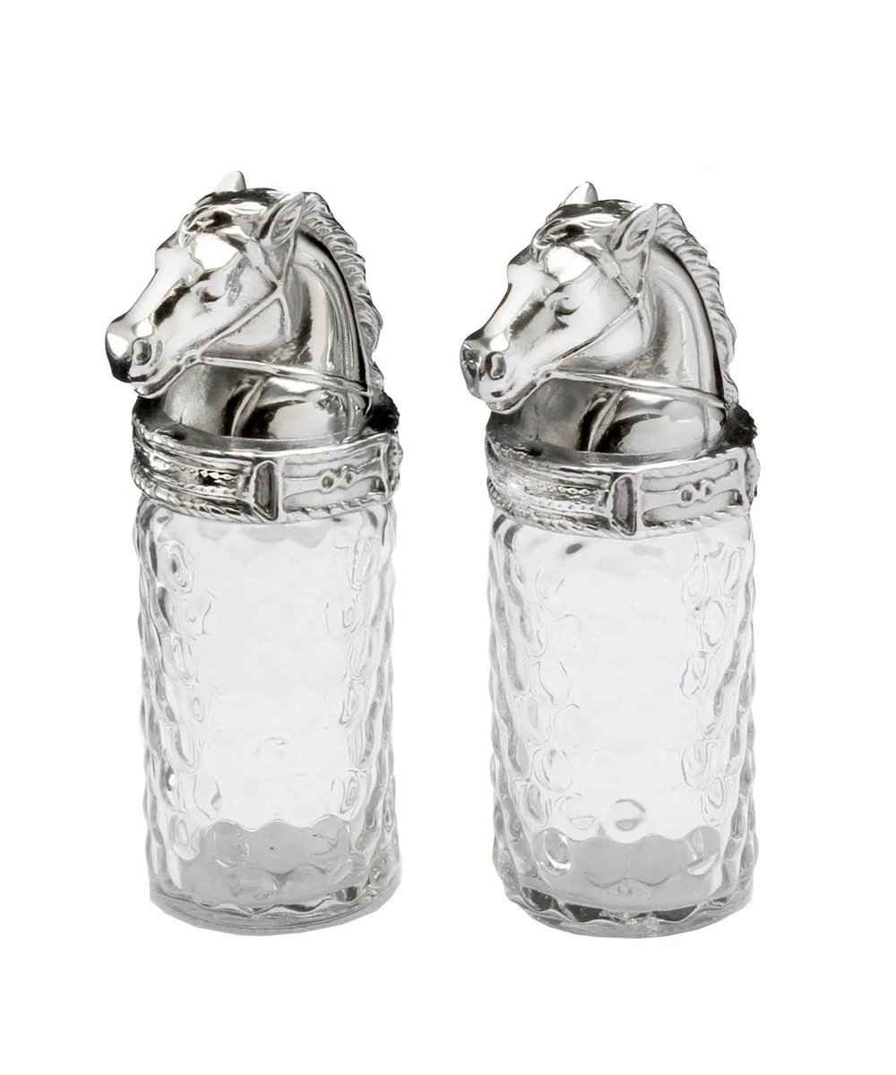 ARTHUR COURT SALT AND PEPPER HORSE - Image 2