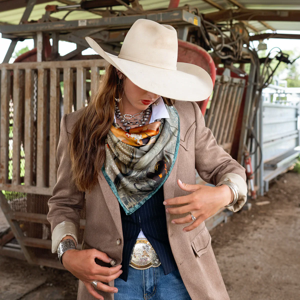 Blue Melodies Long And Tall Scarf - Image 8