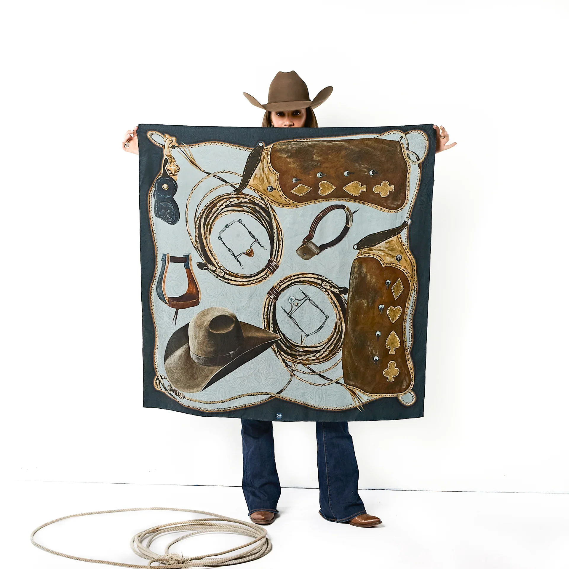 Fringe Blue Label Gettin' Western - Navy - Image 4