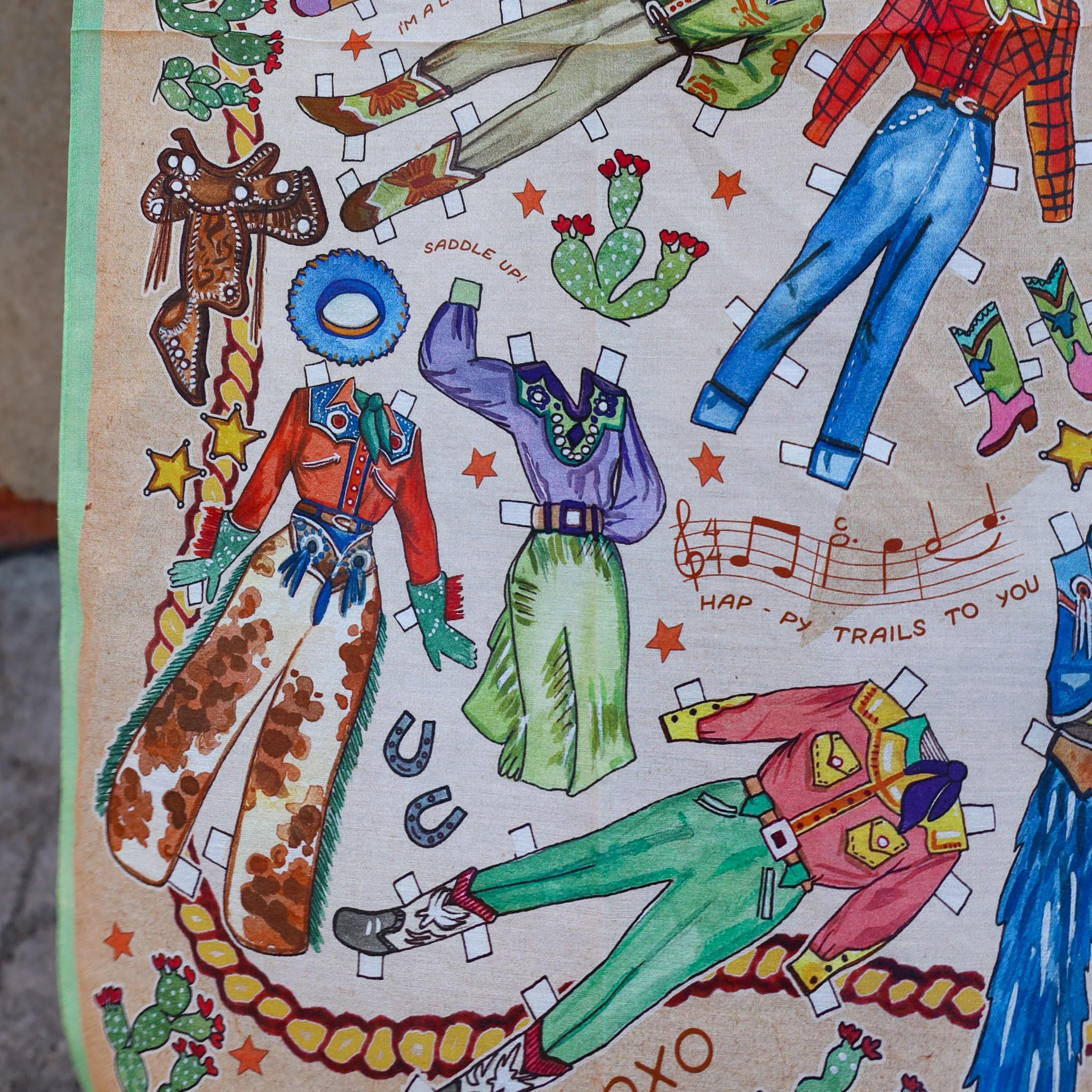 XOXOART PAPER DOLLS SHORTY 26" SCARF - Image 2