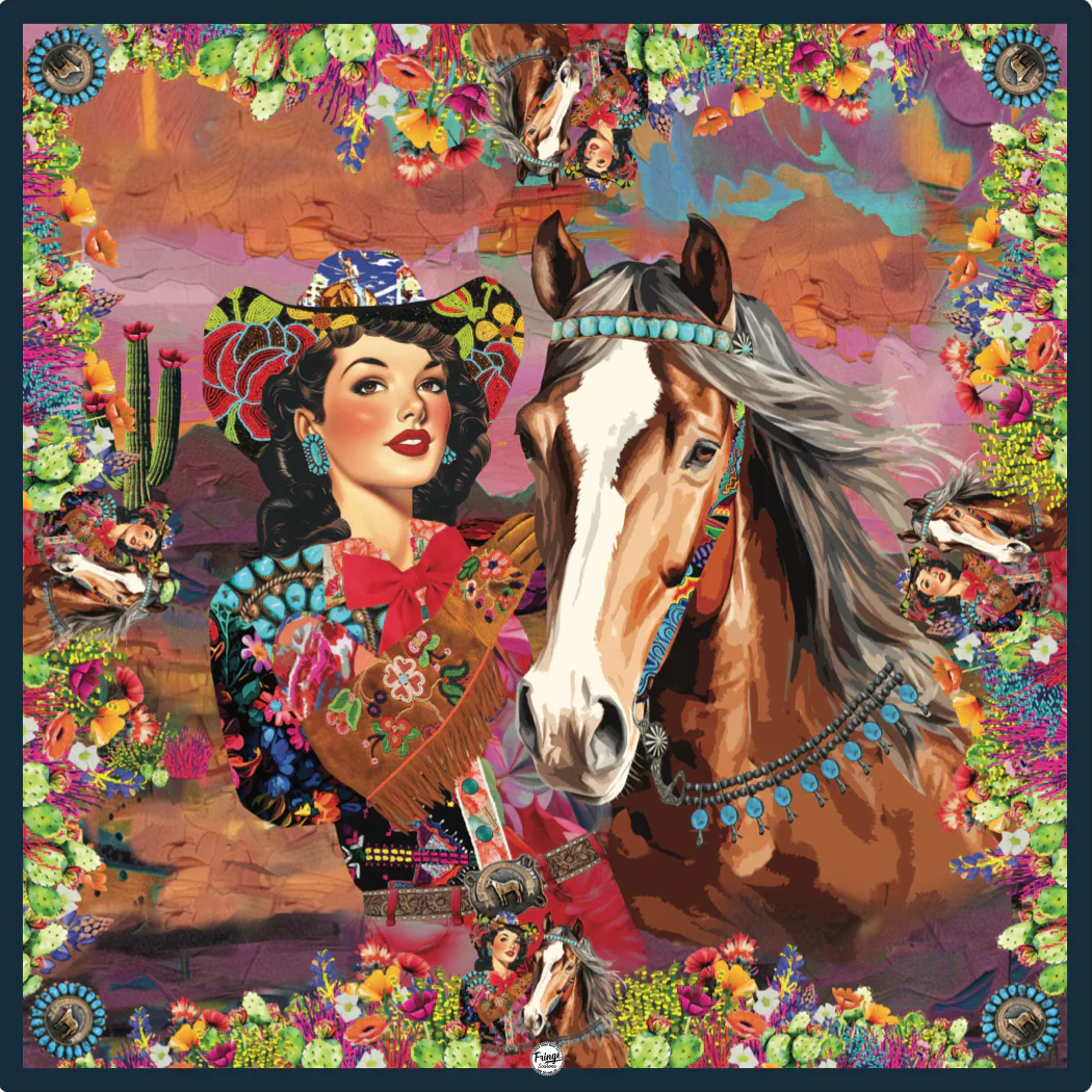 Queen Of Rodeo Shorty Scarf