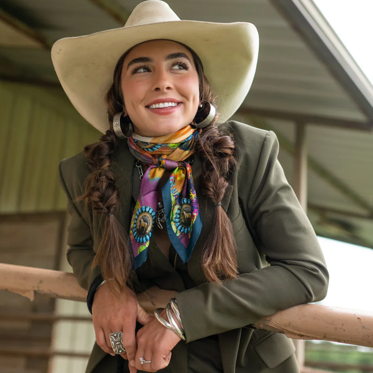 Queen Of Rodeo Shorty Scarf - Image 2