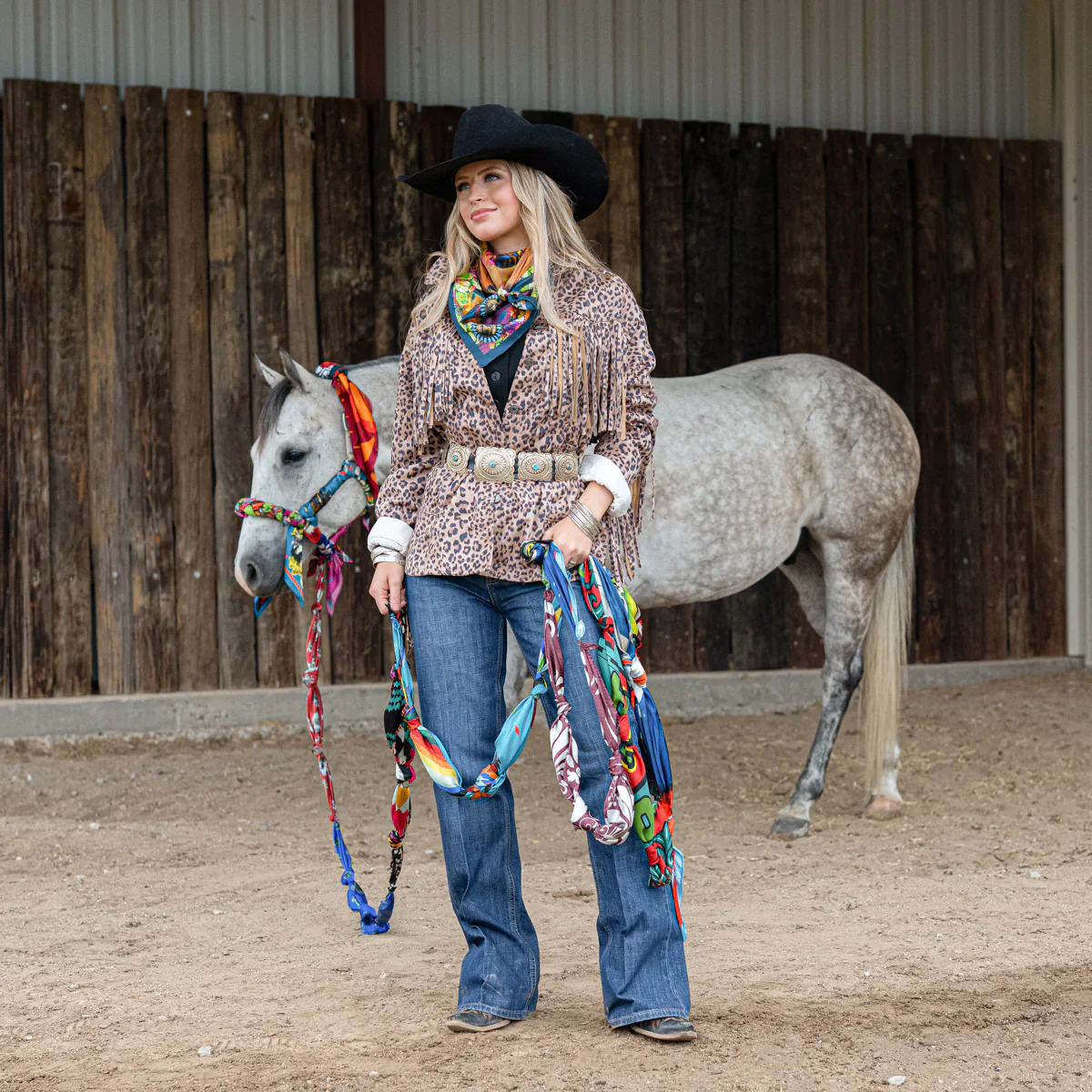 Queen Of Rodeo Shorty Scarf - Image 3