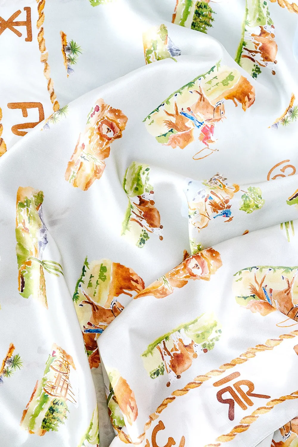 Catherine Cartie Western Toile Scarf - Image 5