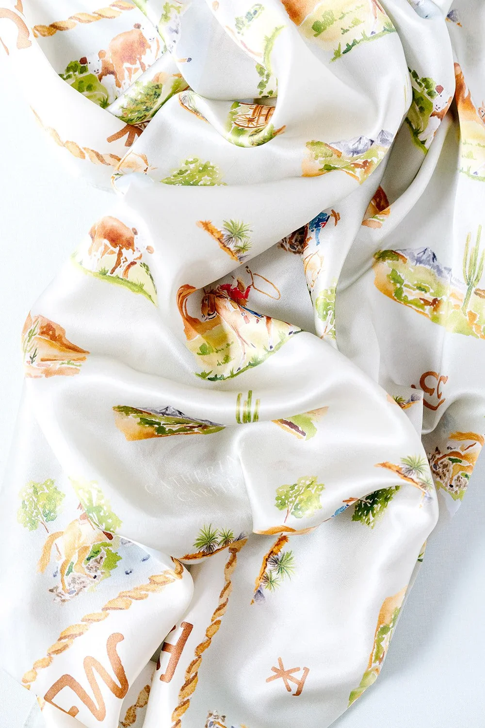 Catherine Cartie Western Toile Scarf - Image 6