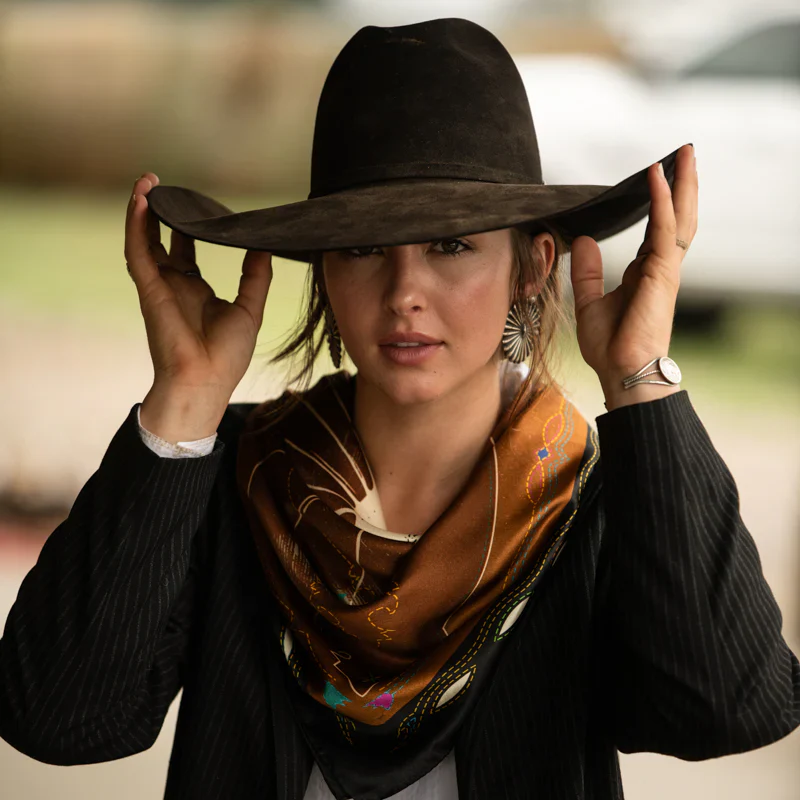 WESTERN YOKE SHORTY SCARF - Image 2