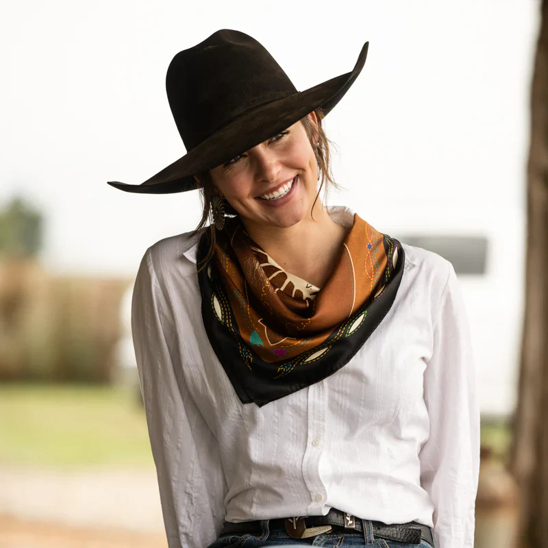 WESTERN YOKE SHORTY SCARF - Image 4