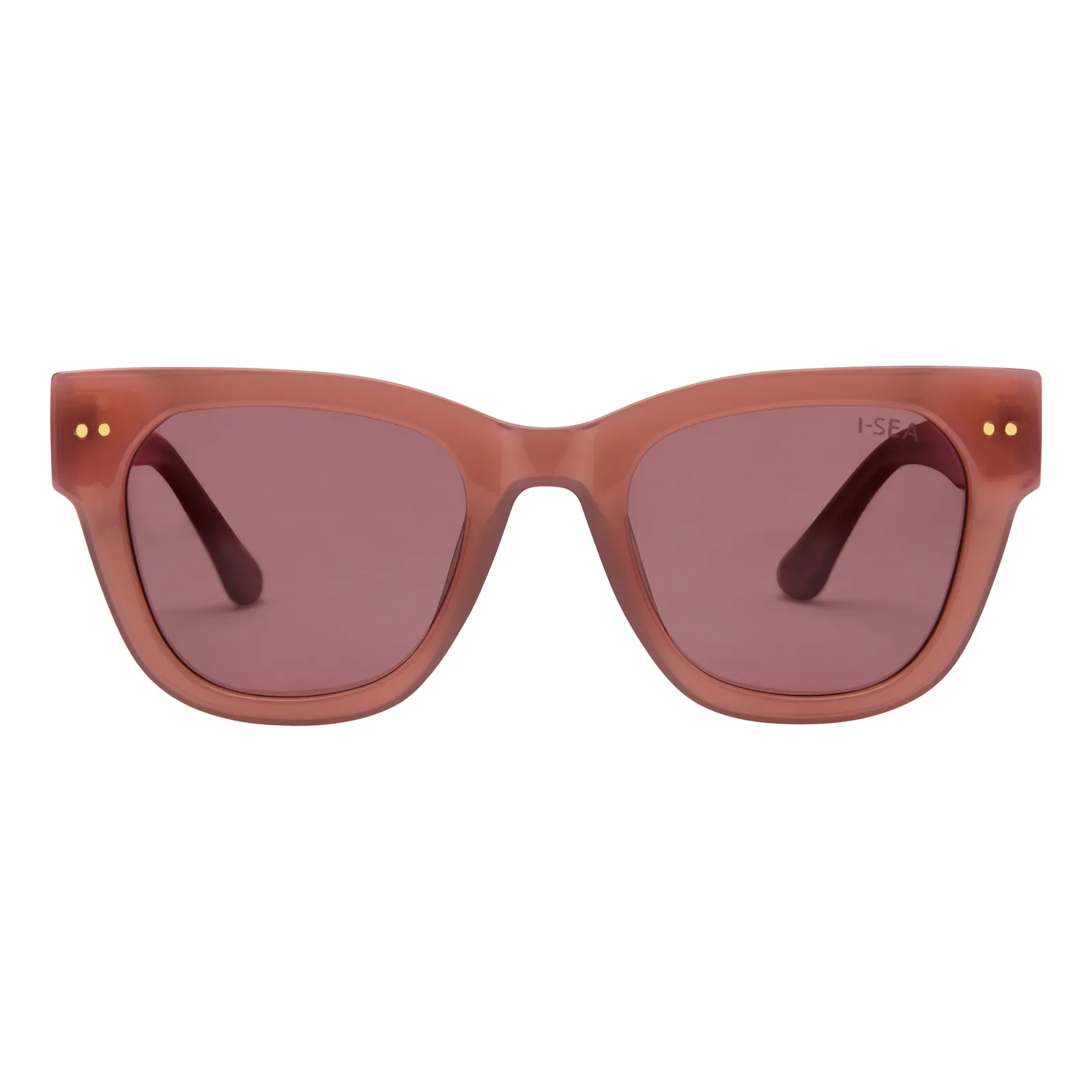 I-SEA ANDIE DUSTY ROSE/PLUM SUNGLASSES