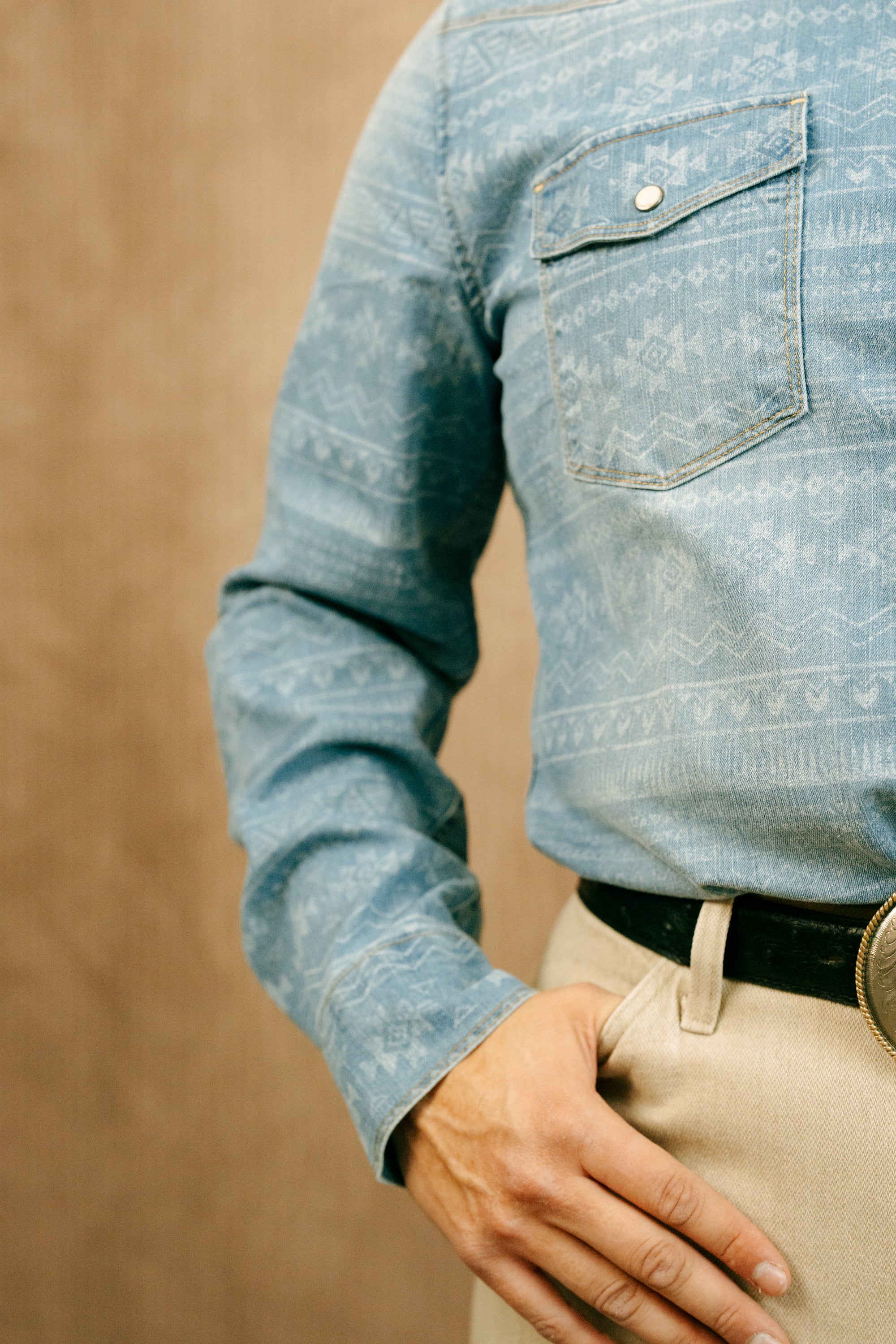 Canyon Of Heros Aztec Denim Shirt - Image 10
