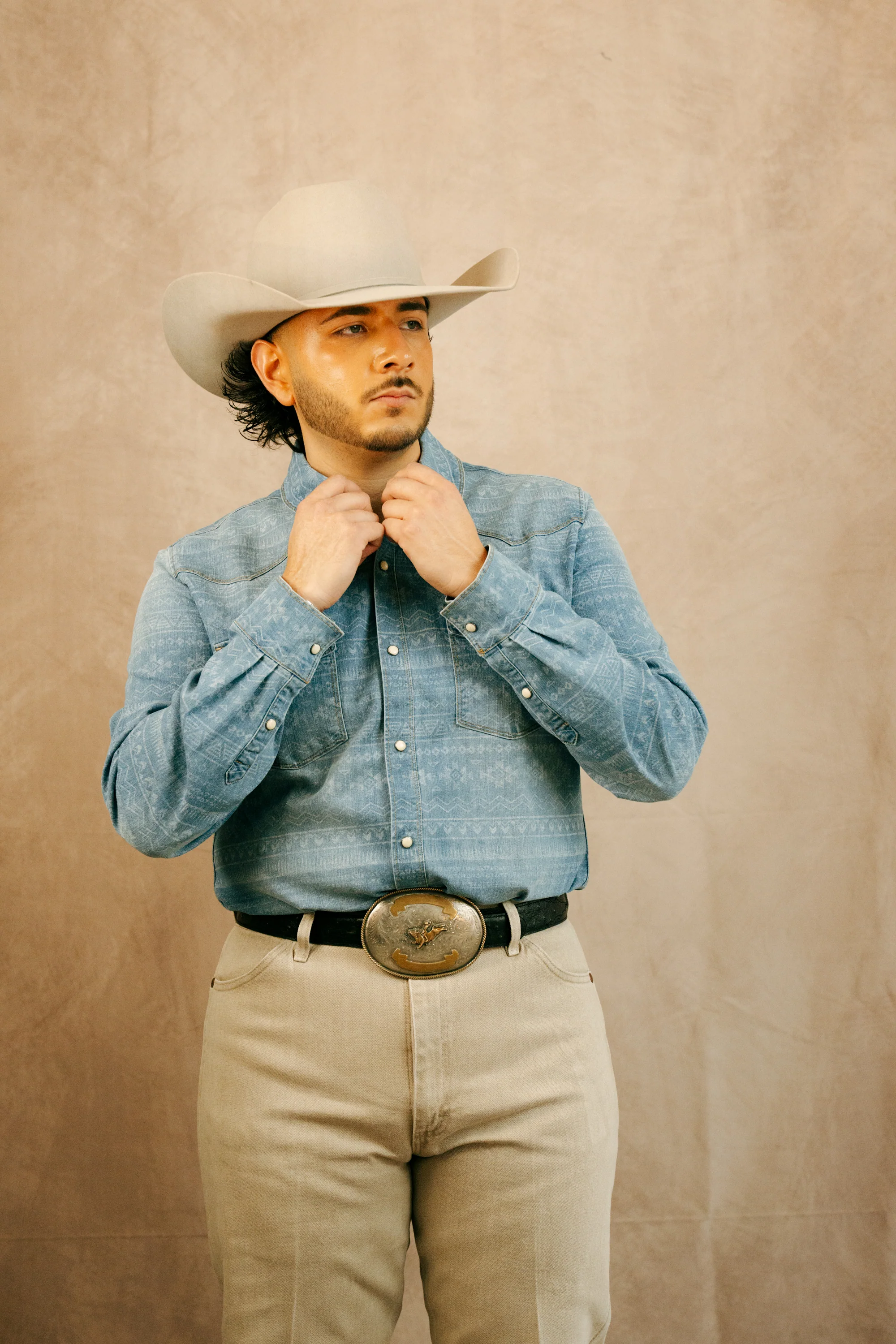 Canyon Of Heros Aztec Denim Shirt - Image 2