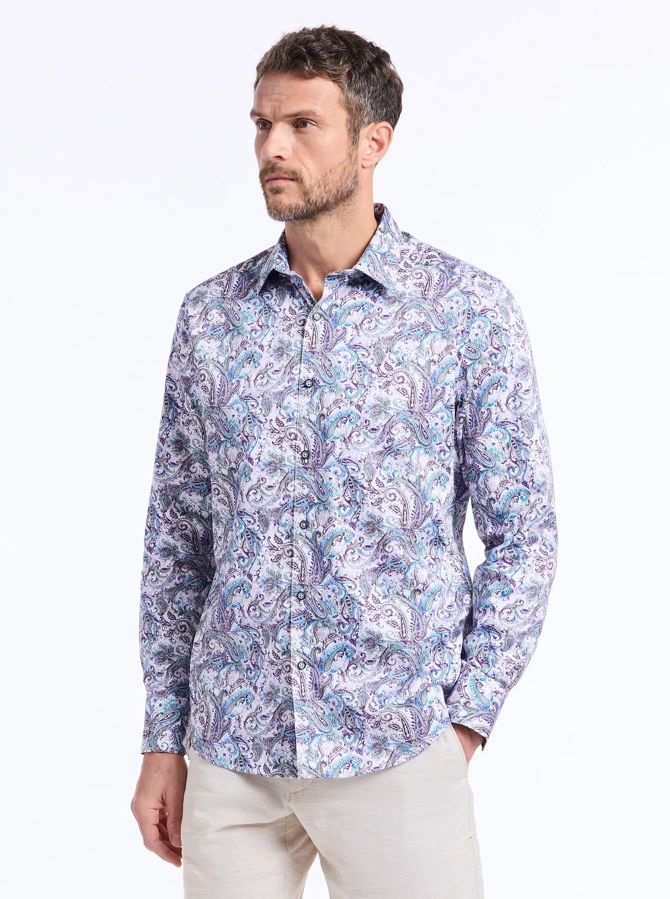 ROBERT GRAHAM BUCKINGHAM LONG SLEEVE BUTTON DOWN SHIRT - Image 4
