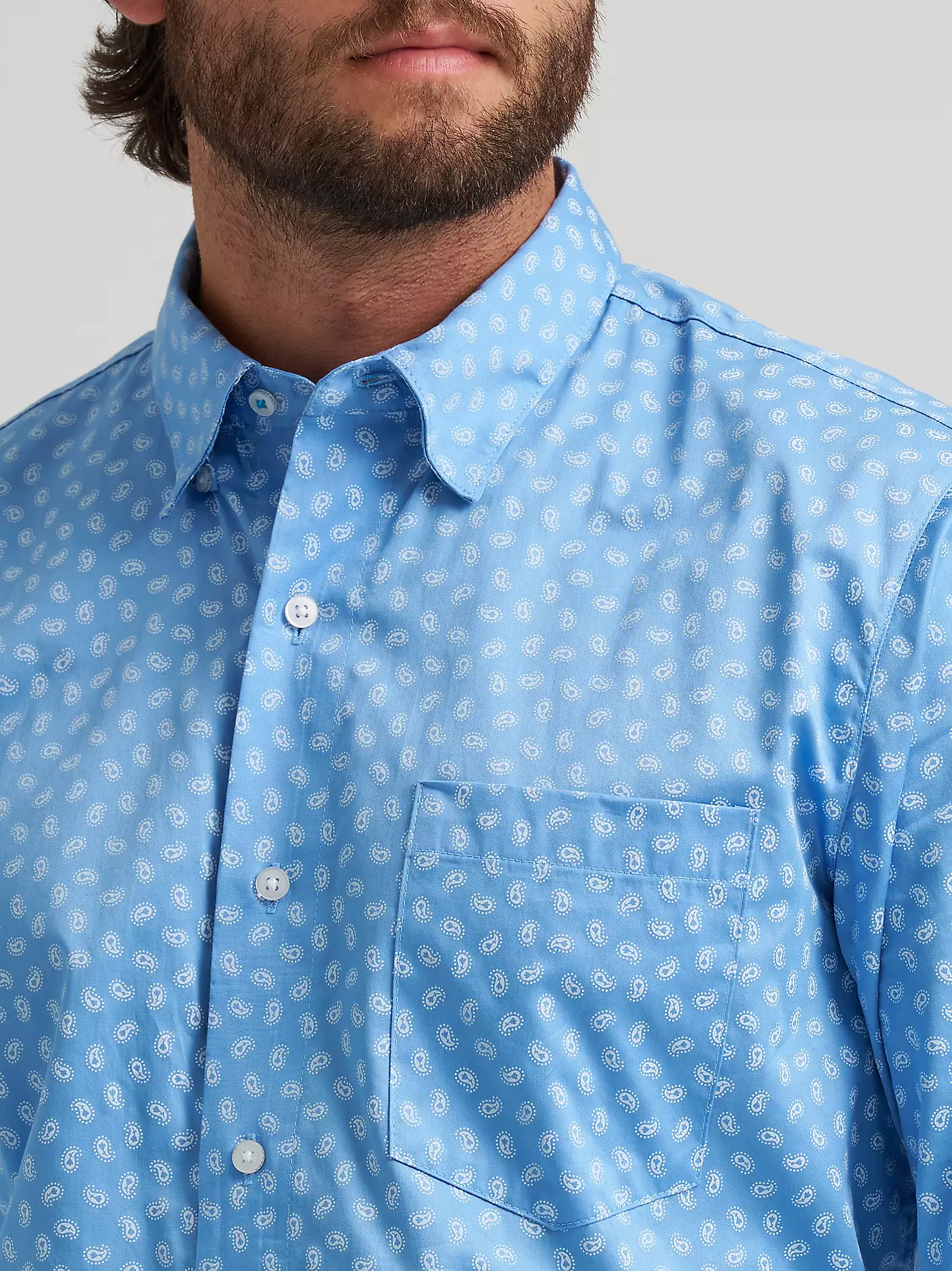 Wrangler Cody Johnson One Pocket Button Down Shirt - Image 4
