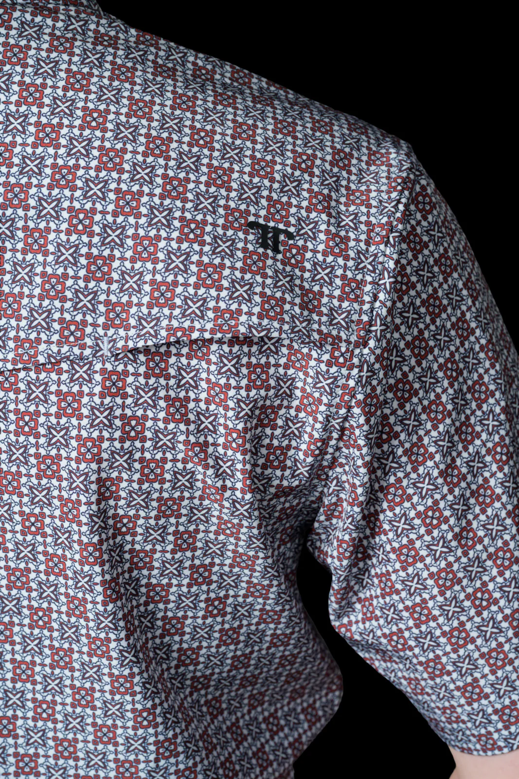 Ferrell The Colton in Red - Short Sleeve Snap - Image 4
