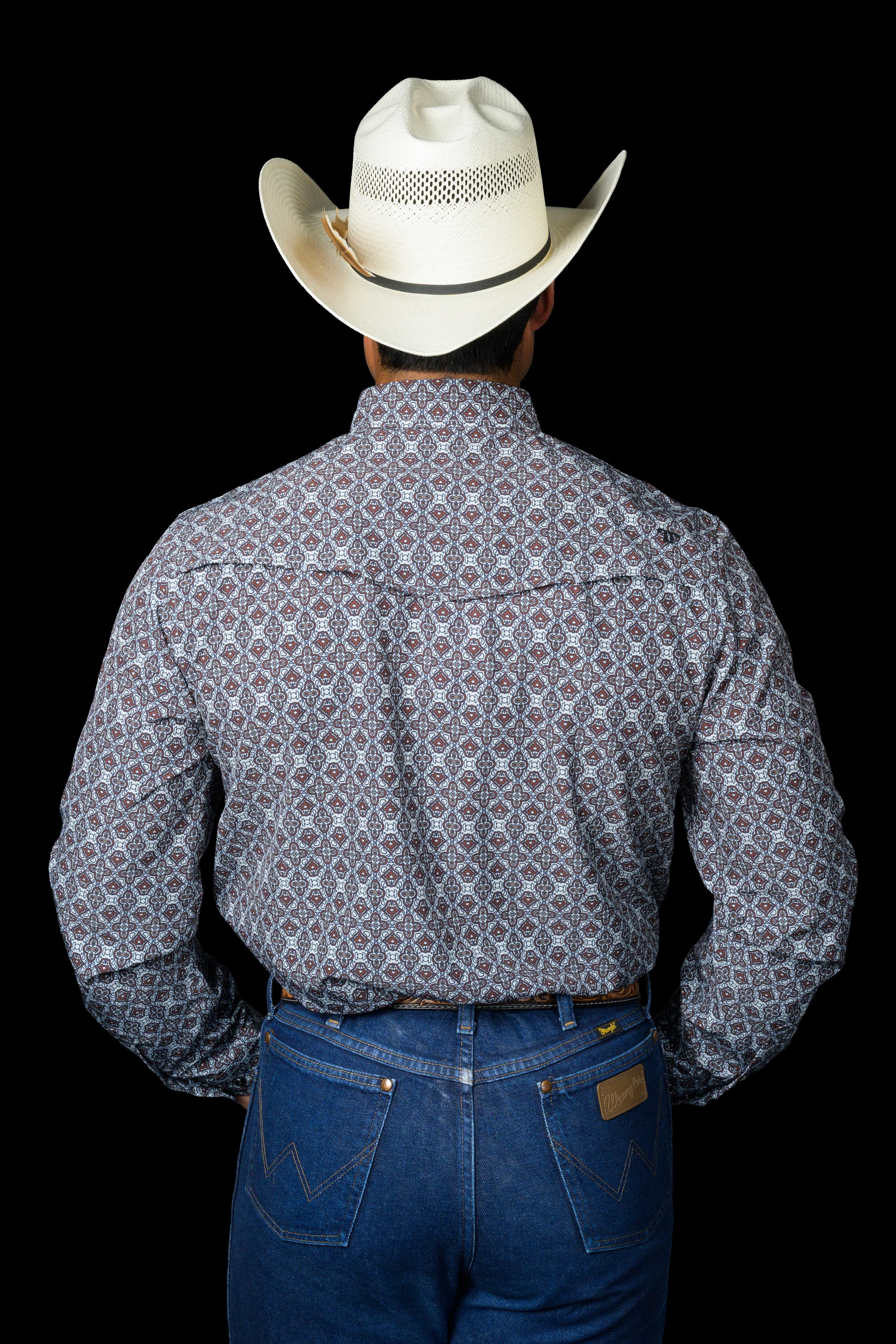 Ferrell The Connor in Brown - Long Sleeve Snap Shirt - Image 2