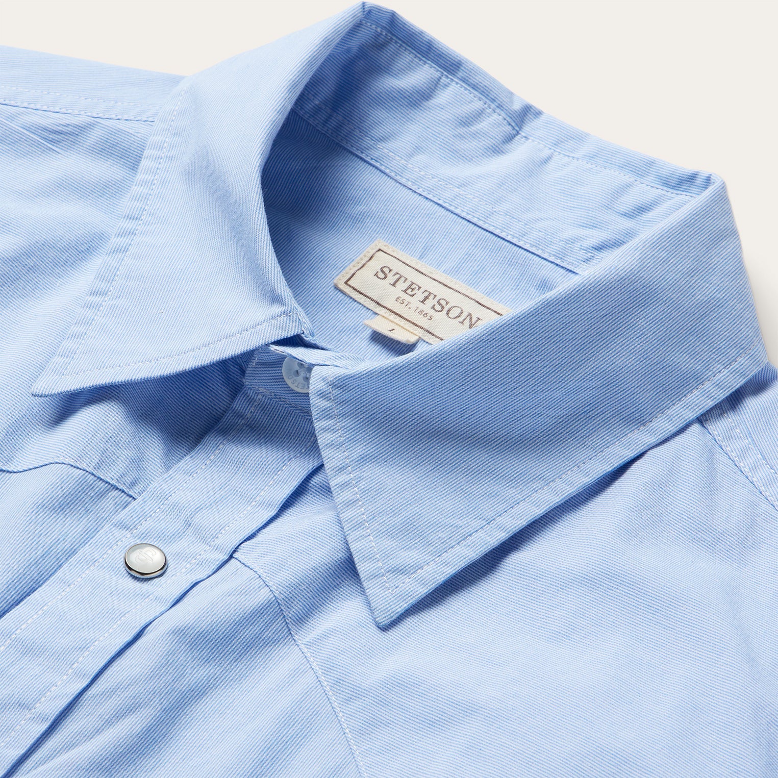 Stetson Fine Line Stripe Western Shirt - Image 3