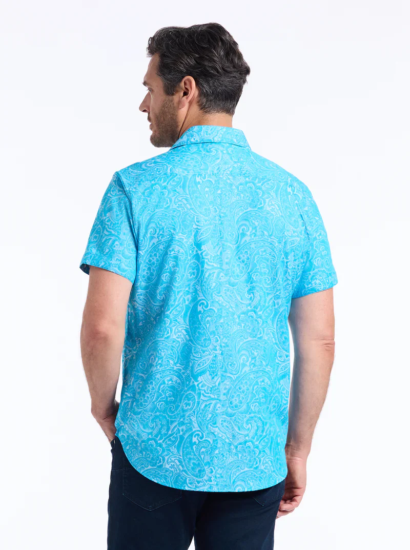 ROBERT GRAHAM HUDSON SHORT SLEEVE BUTTON DOWN SHIRT - Image 4