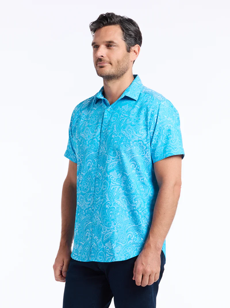 ROBERT GRAHAM HUDSON SHORT SLEEVE BUTTON DOWN SHIRT - Image 5