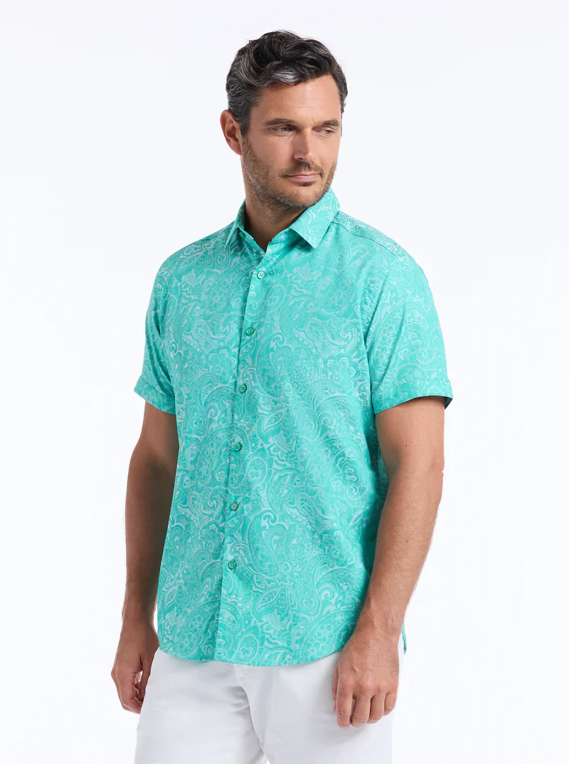 HUDSON SHORT SLEEVE BUTTON DOWN SHIRT - Image 5