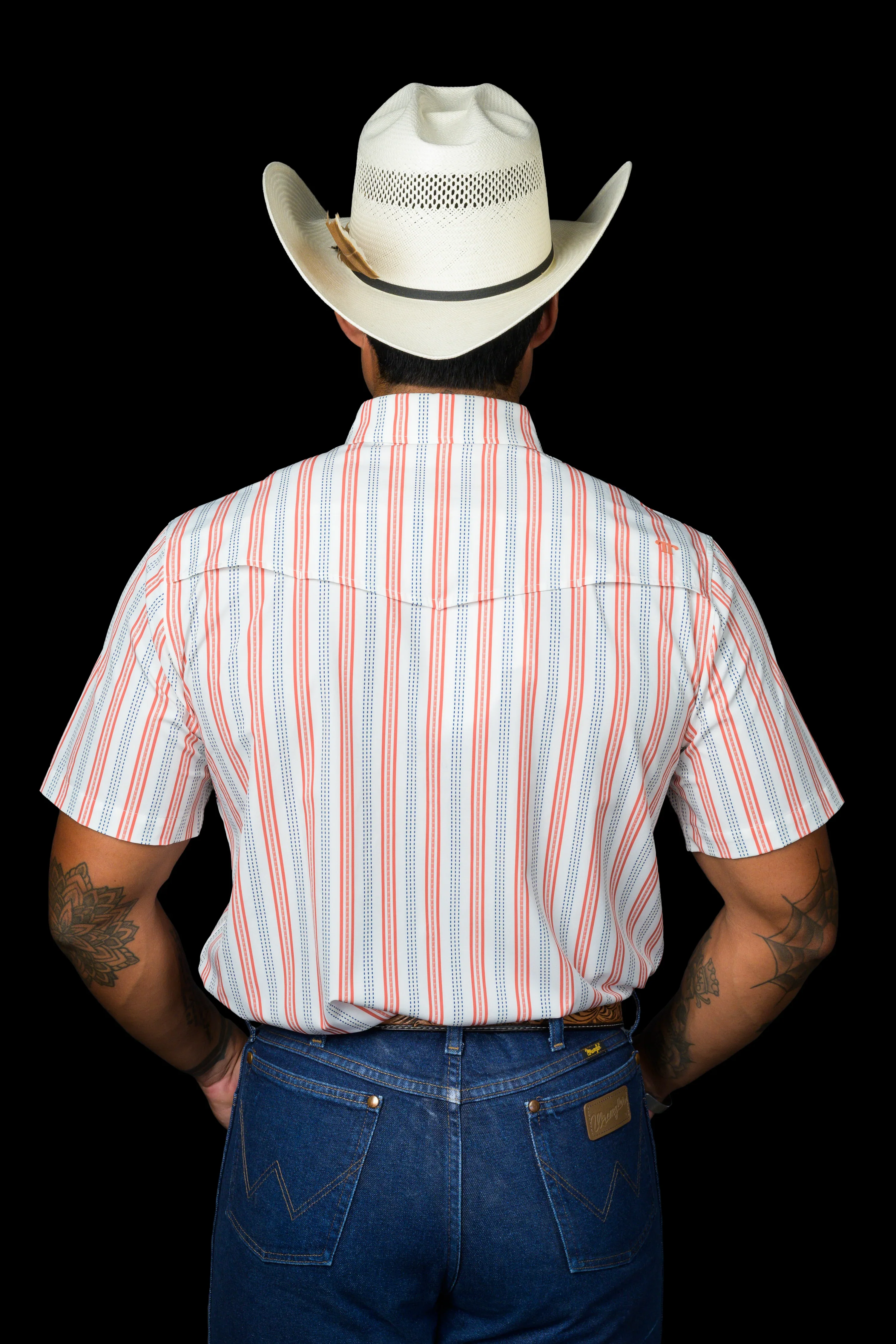 Ferrell The Jake in Salmon - Short Sleeve Snap - Image 2