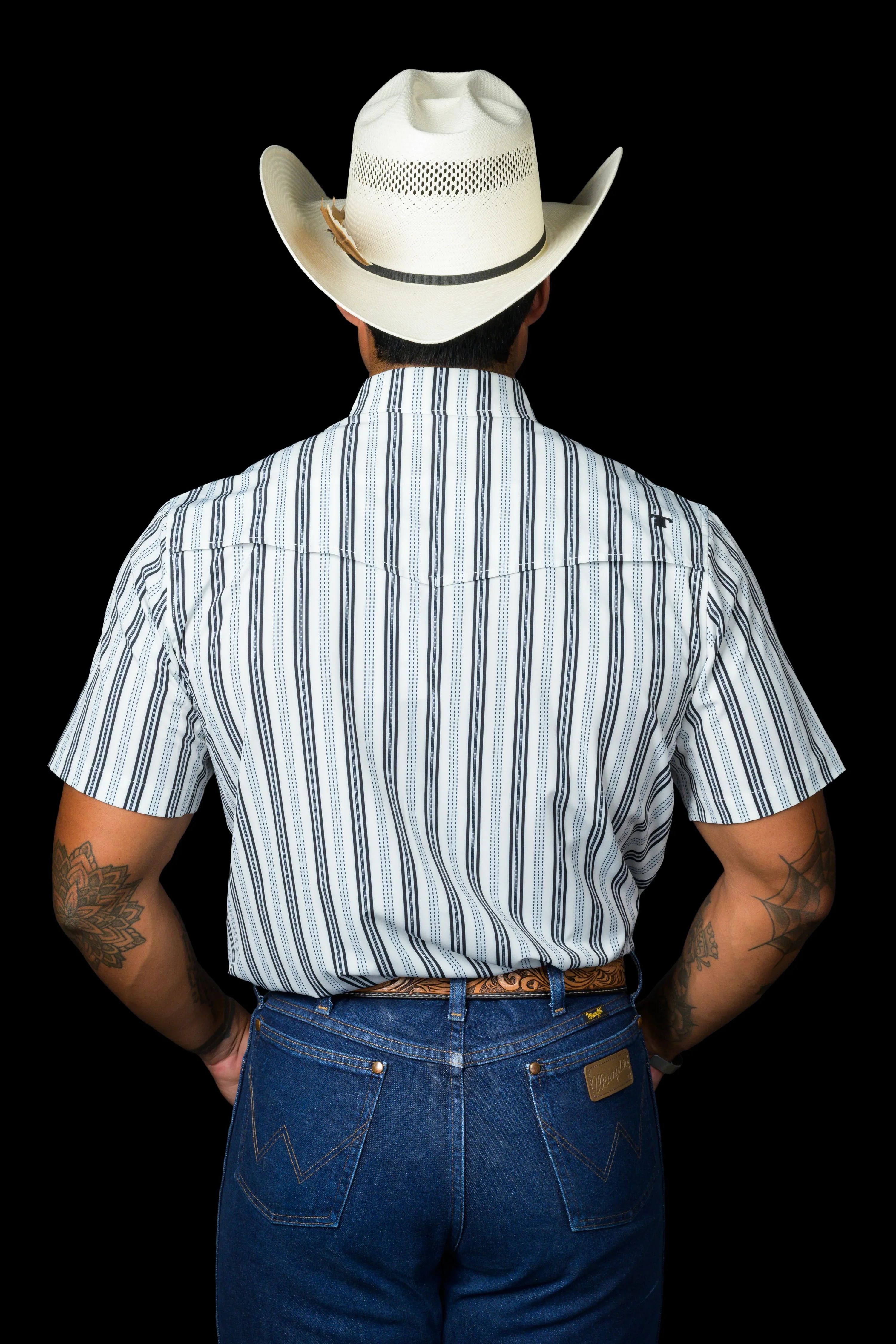 Ferrell The Jake in White - Short Sleeve Snap - Image 2