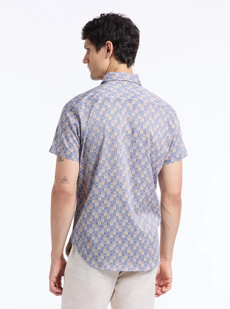 KINLOCH SHORT SLEEVE BUTTON DOWN SHIRT - Image 4