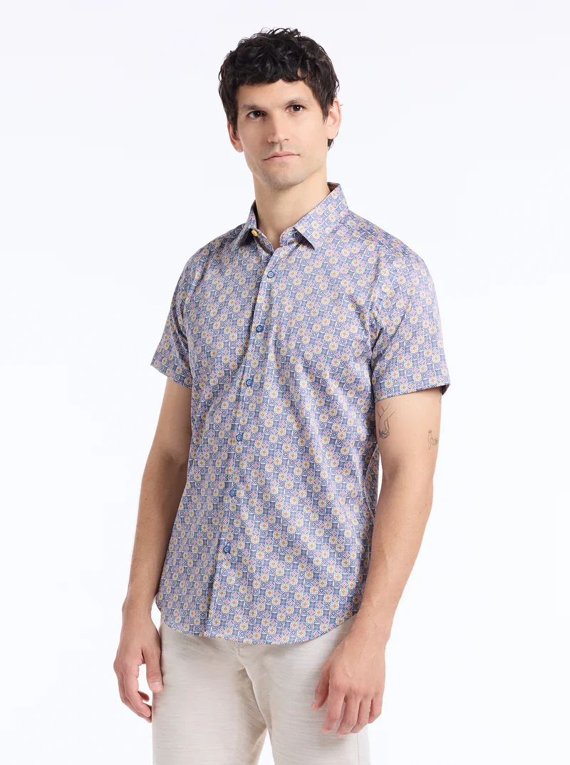 KINLOCH SHORT SLEEVE BUTTON DOWN SHIRT - Image 5