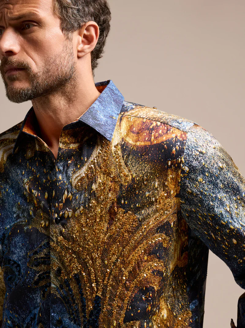 ROBERT GRAHAM LIMITED EDITION FLEUR DE MARE LONG SLEEVE BUTTON DOWN SHIRT - Image 6