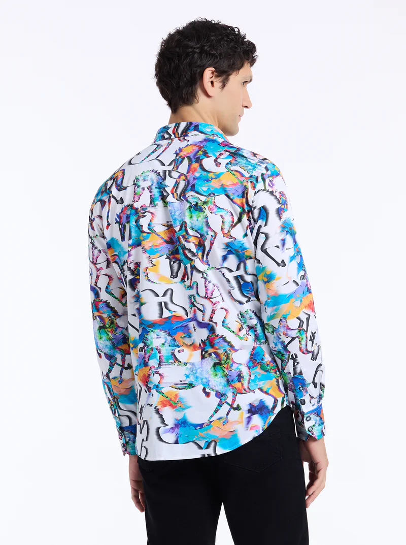 ROBERT GRAHAM MANE EVENT LONG SLEEVE BUTTON DOWN SHIRT - Image 5