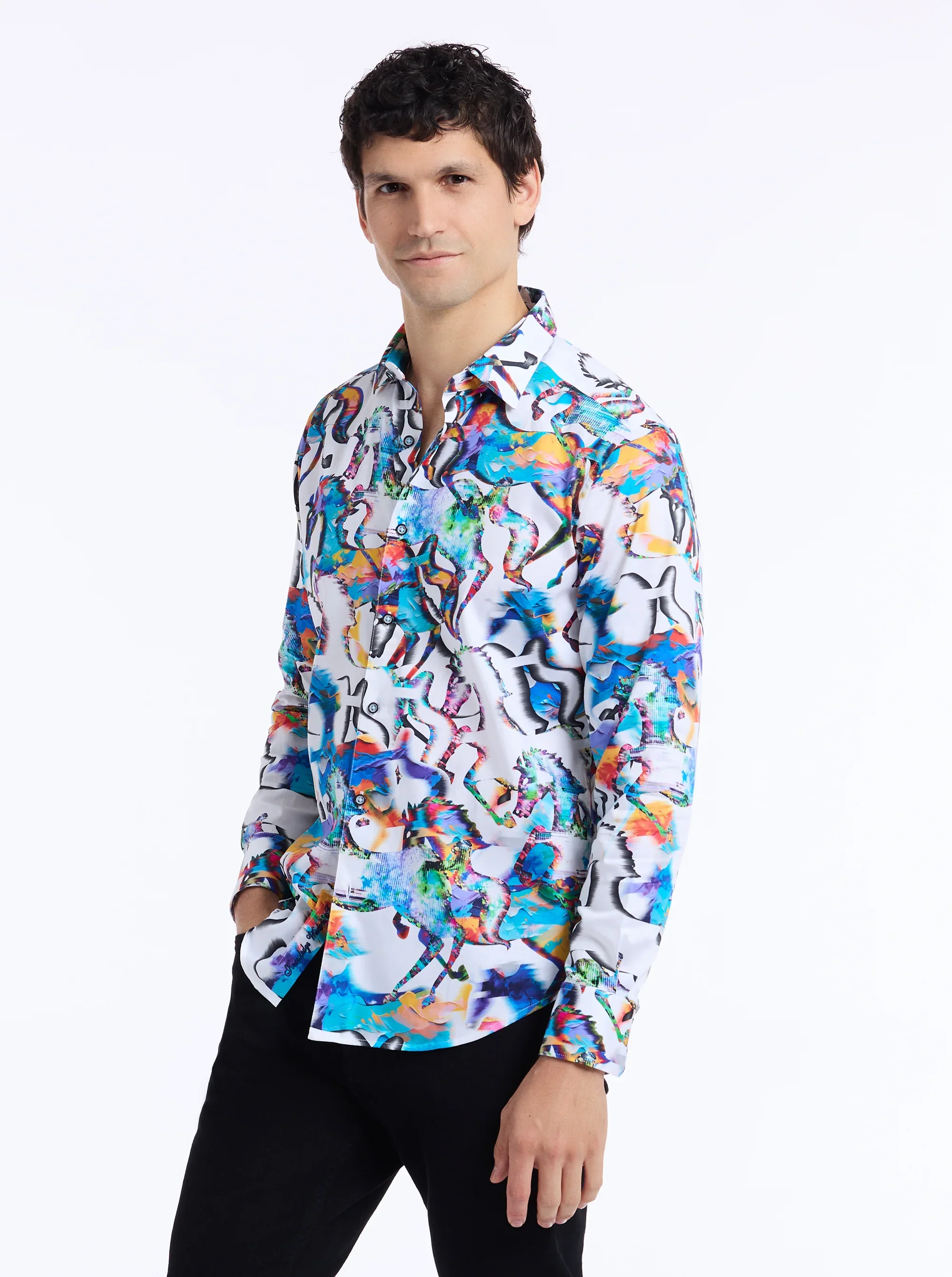 ROBERT GRAHAM MANE EVENT LONG SLEEVE BUTTON DOWN SHIRT - Image 6