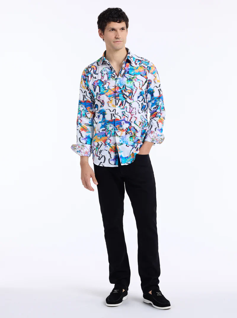 ROBERT GRAHAM MANE EVENT LONG SLEEVE BUTTON DOWN SHIRT - Image 7