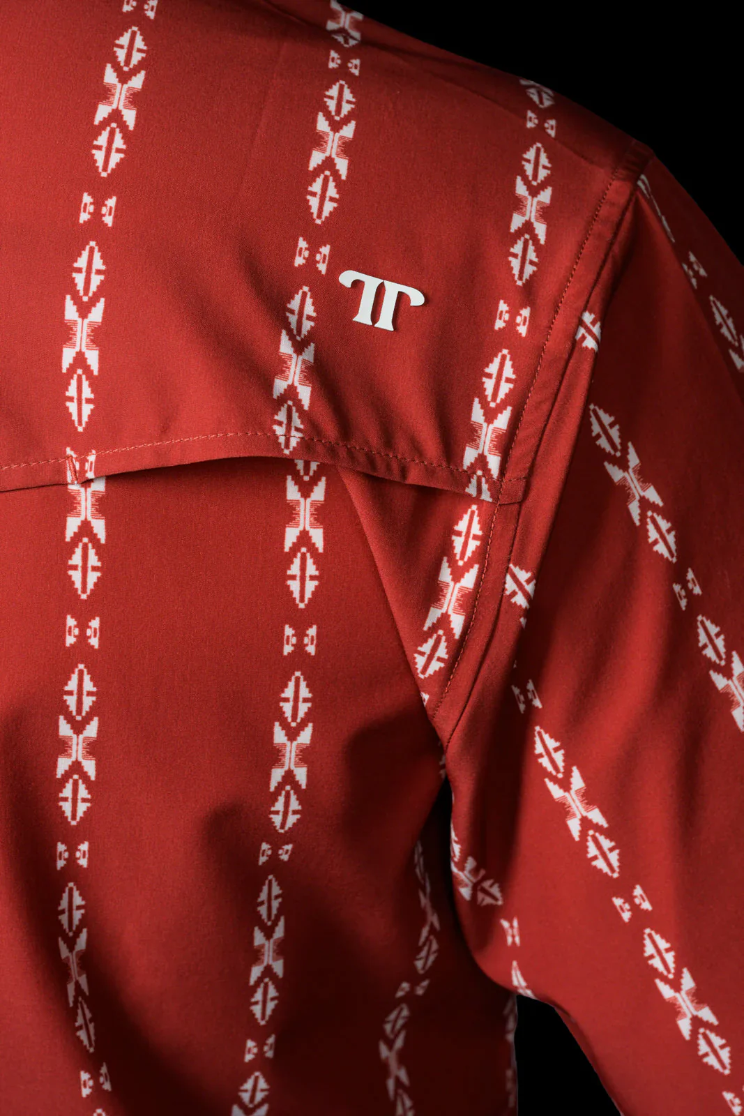 Ferrell The Maverick in Red - Short Sleeve Snap - Image 6