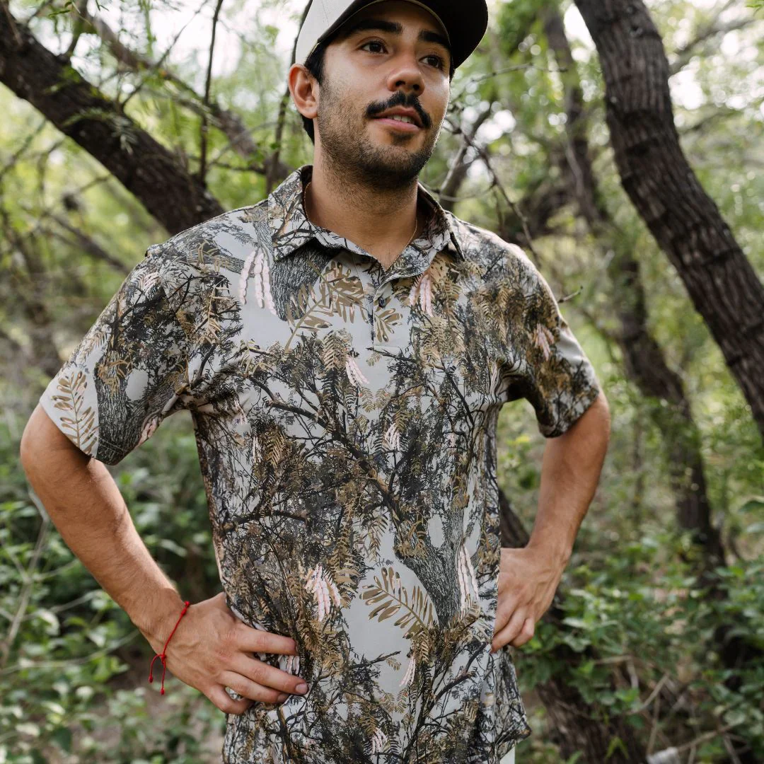 Raised By Coyotes Mesquite Camo Polo - Image 4