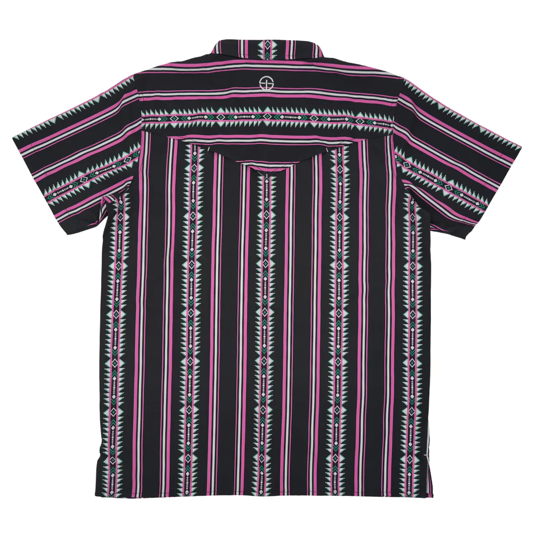 San Jac Men's Short Sleeve Performance Pearl Snap Shirt - The Roswell - Image 4
