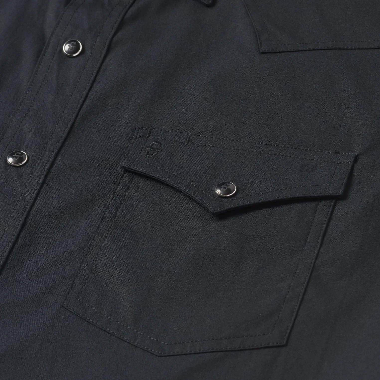 Stetson Classic Western Shirt in Black - Image 6