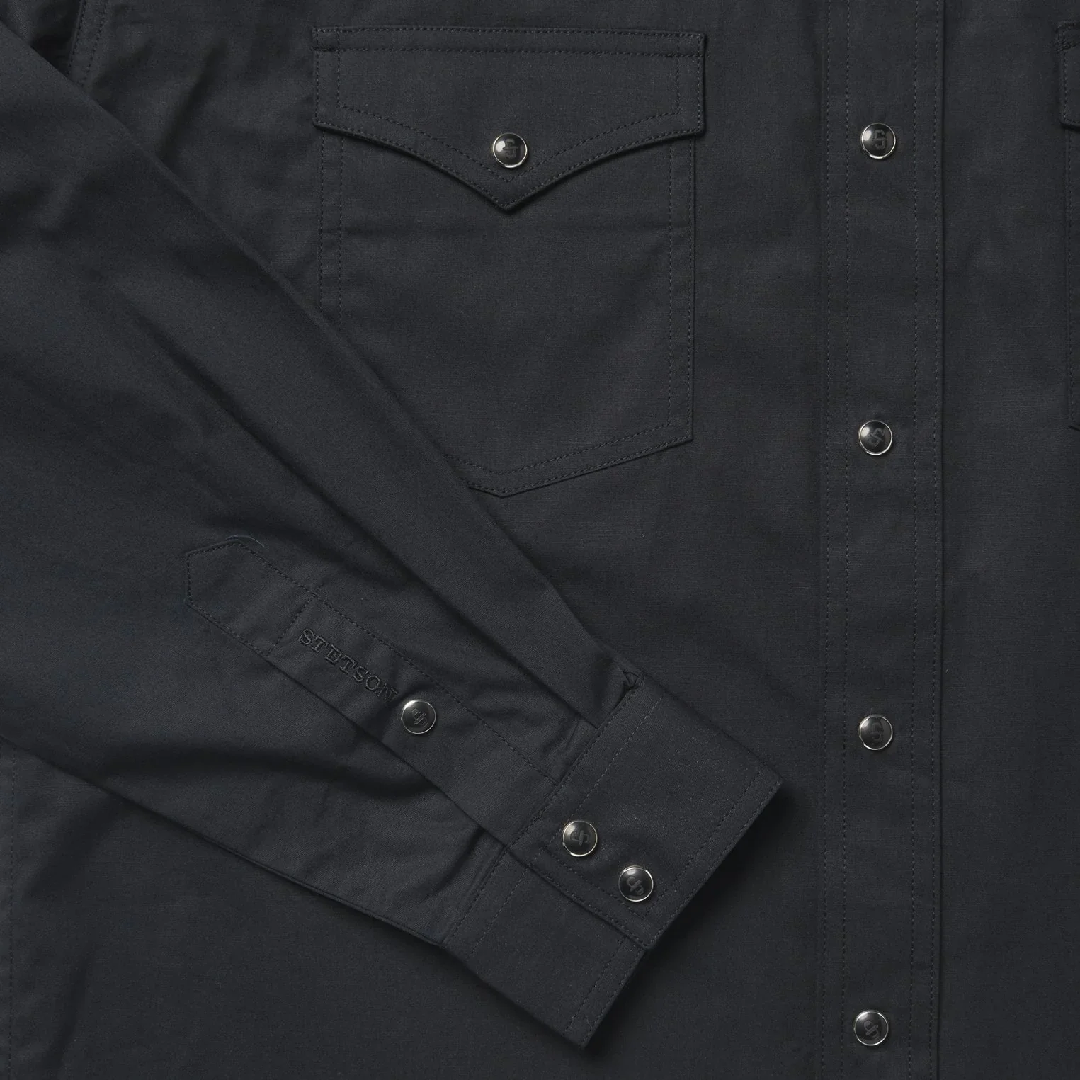 Stetson Classic Western Shirt in Black - Image 7