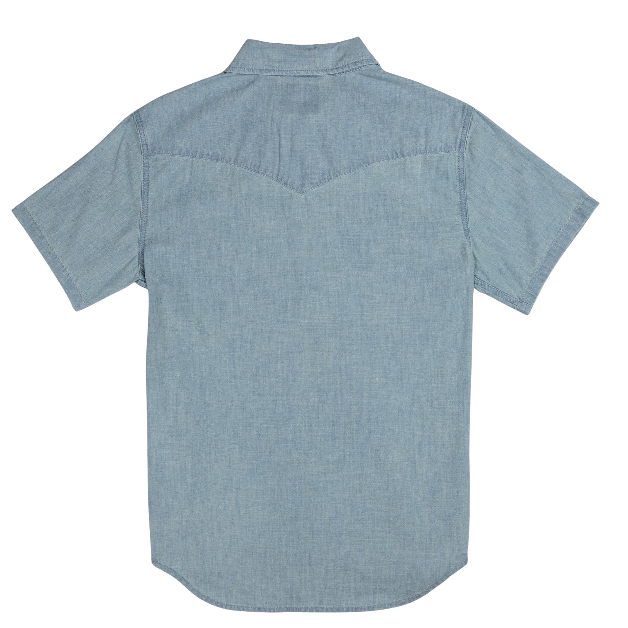 Sendero The Wyatt Pearl Snap Short Sleeve Solid Shirt - Image 6