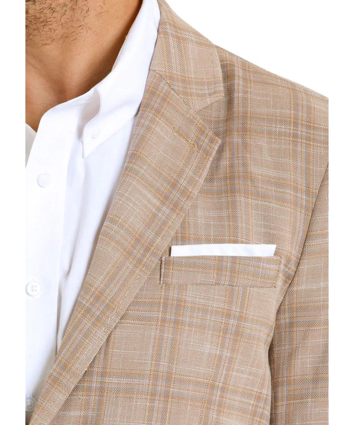 Rock & Roll Denim Plaid Sport Coat - Image 3