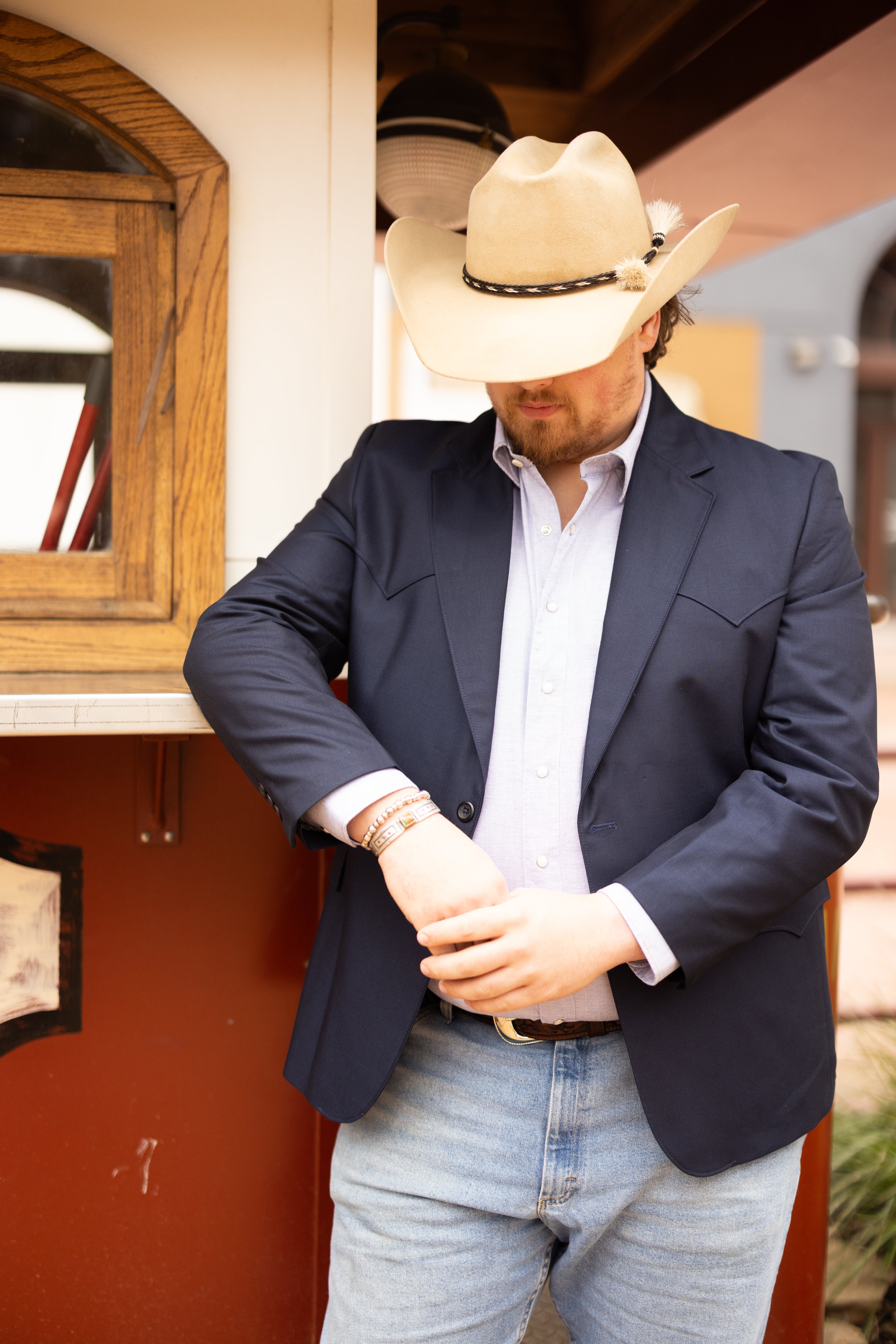 Circle S Plano Navy Sport Coat - Image 3