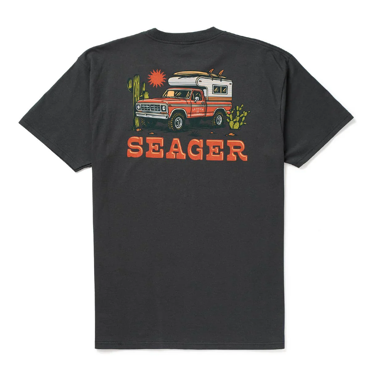Seager Baja Tee Vintage Black