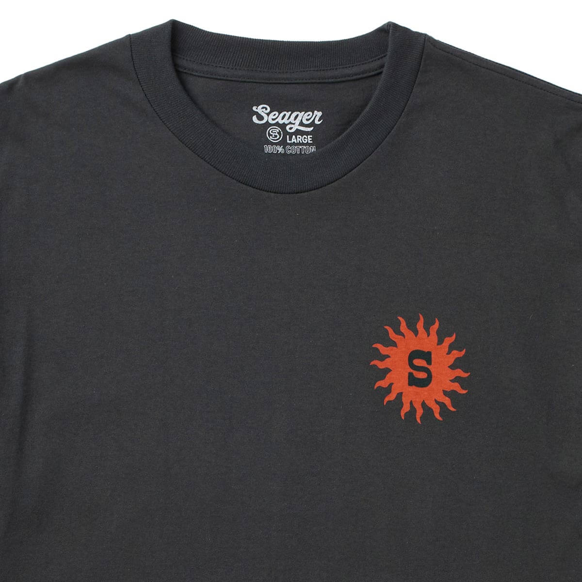 Seager Baja Tee Vintage Black - Image 4