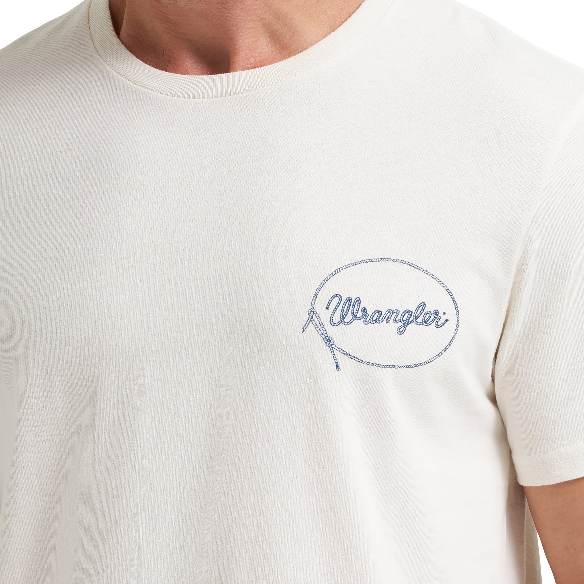 Wrangler Whisper White Rodeo Graphic T-Shirt - Image 4