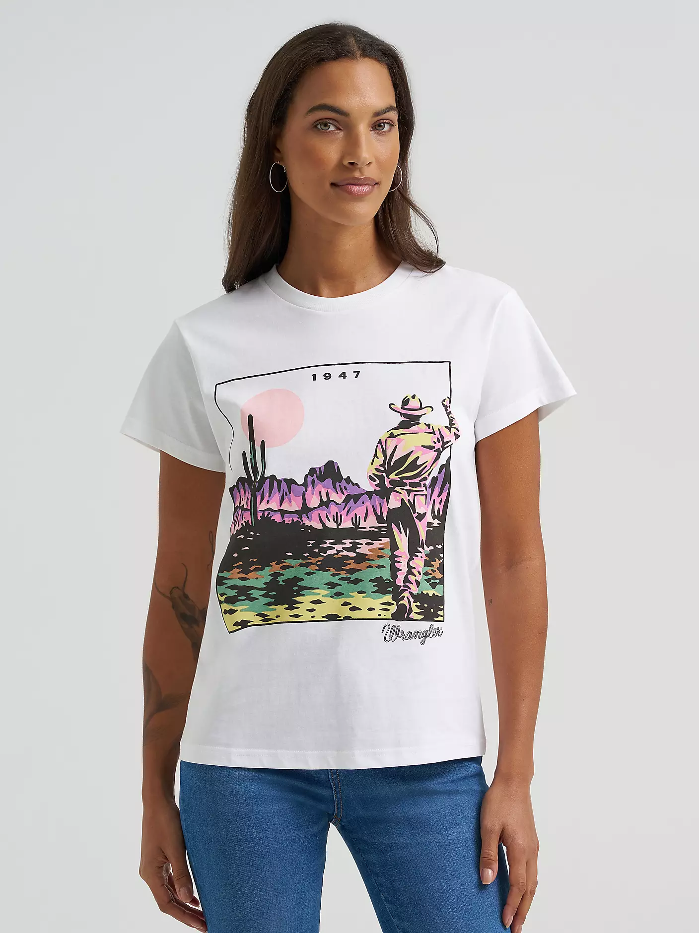 Wrangler Desert Vista Retro Regular Fit Tee