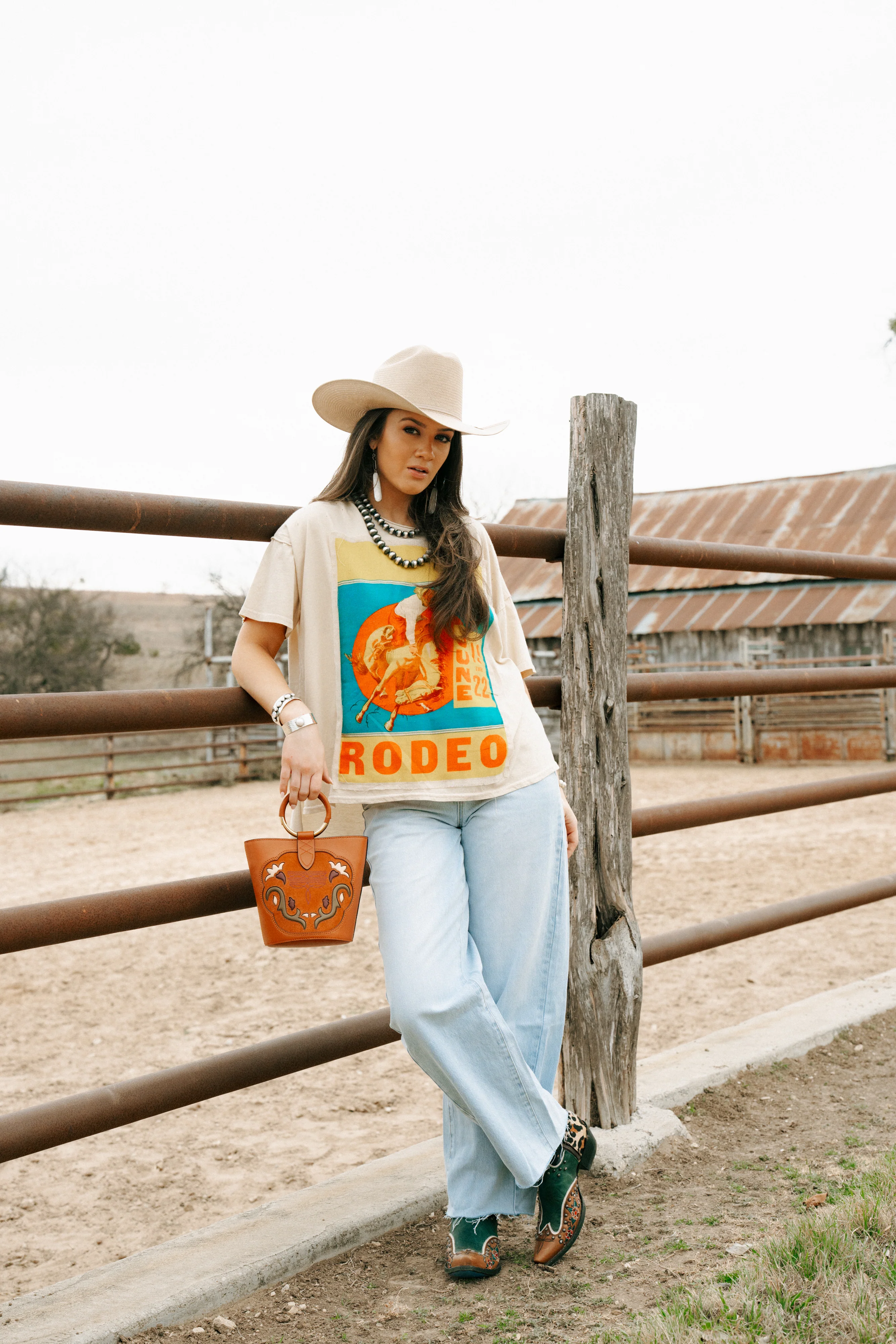 I Love Linen June Rodeo Vintage Tee - Image 2