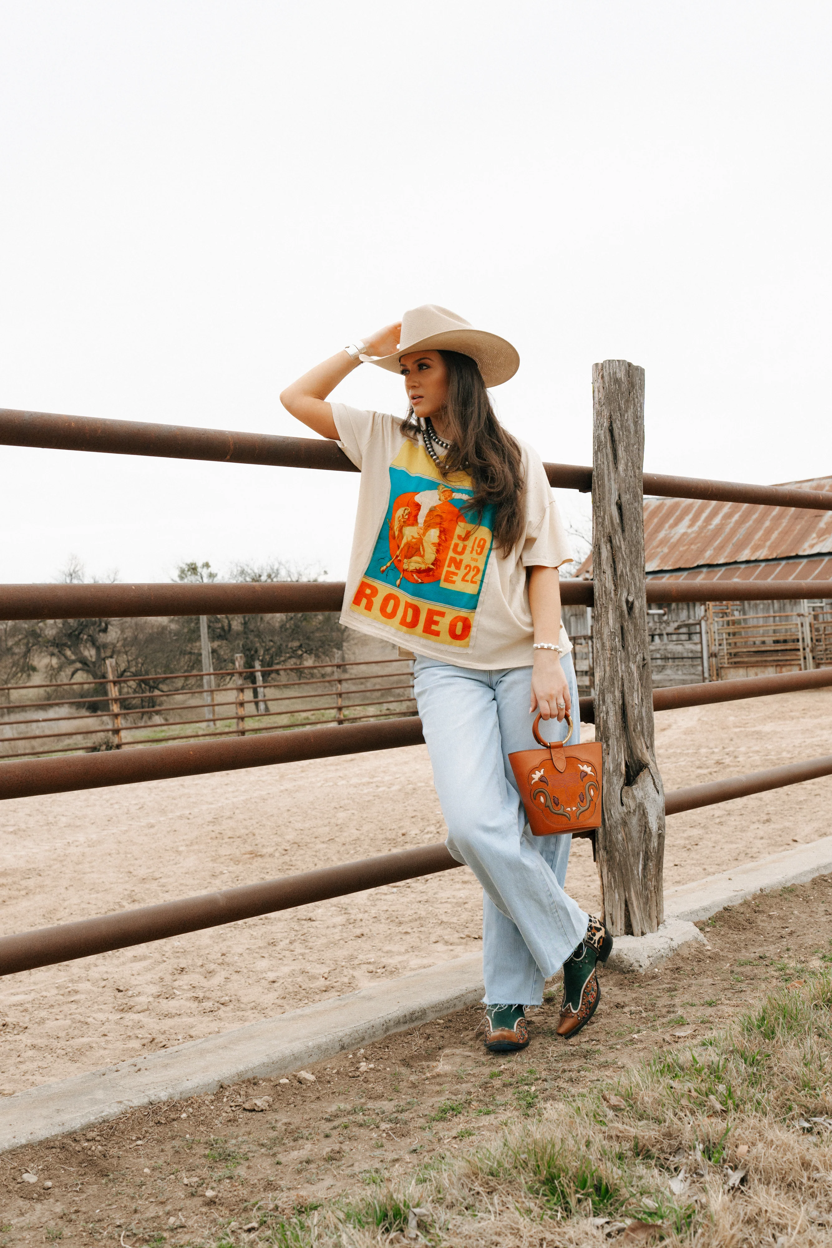 I Love Linen June Rodeo Vintage Tee - Image 5