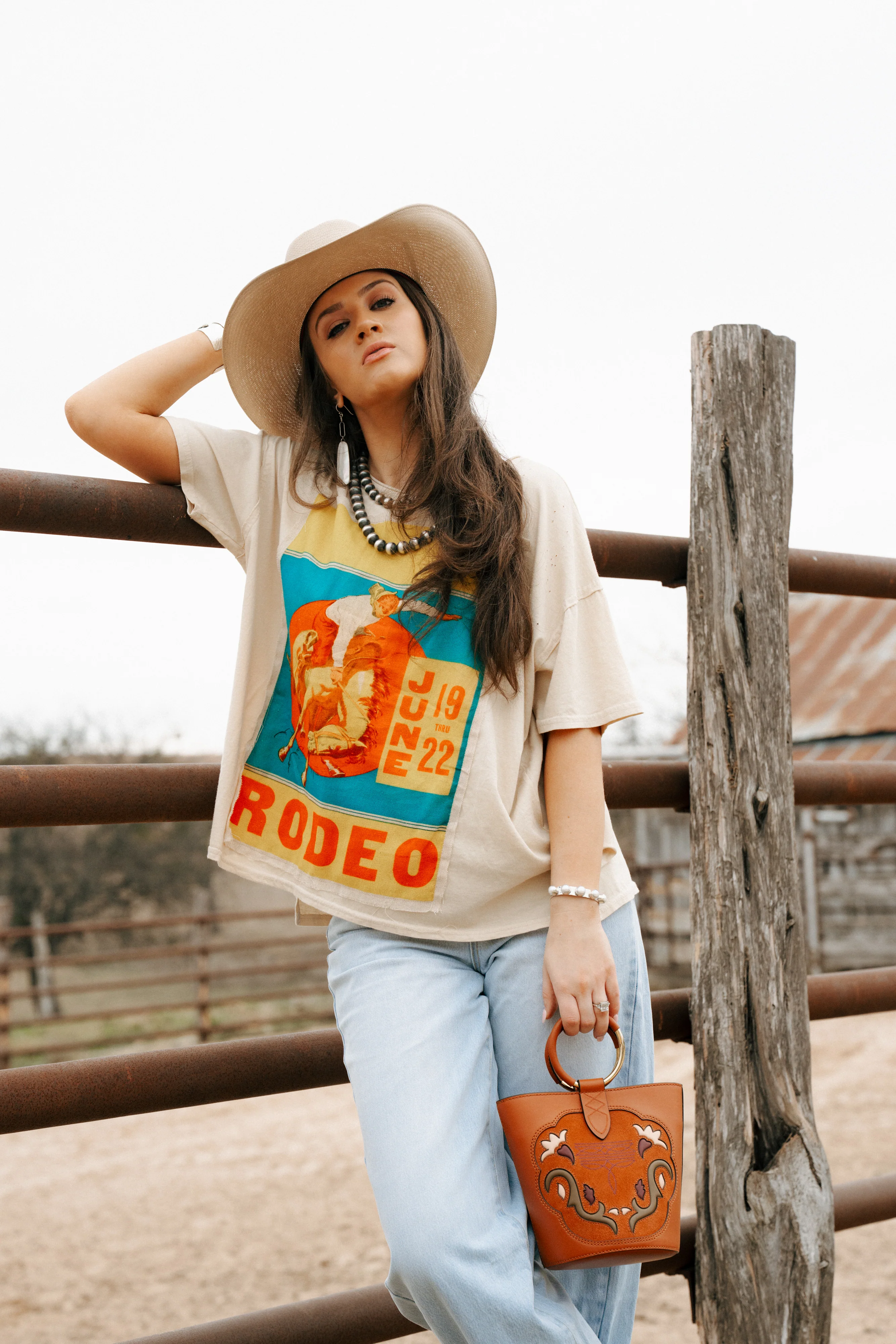 I Love Linen June Rodeo Vintage Tee - Image 6