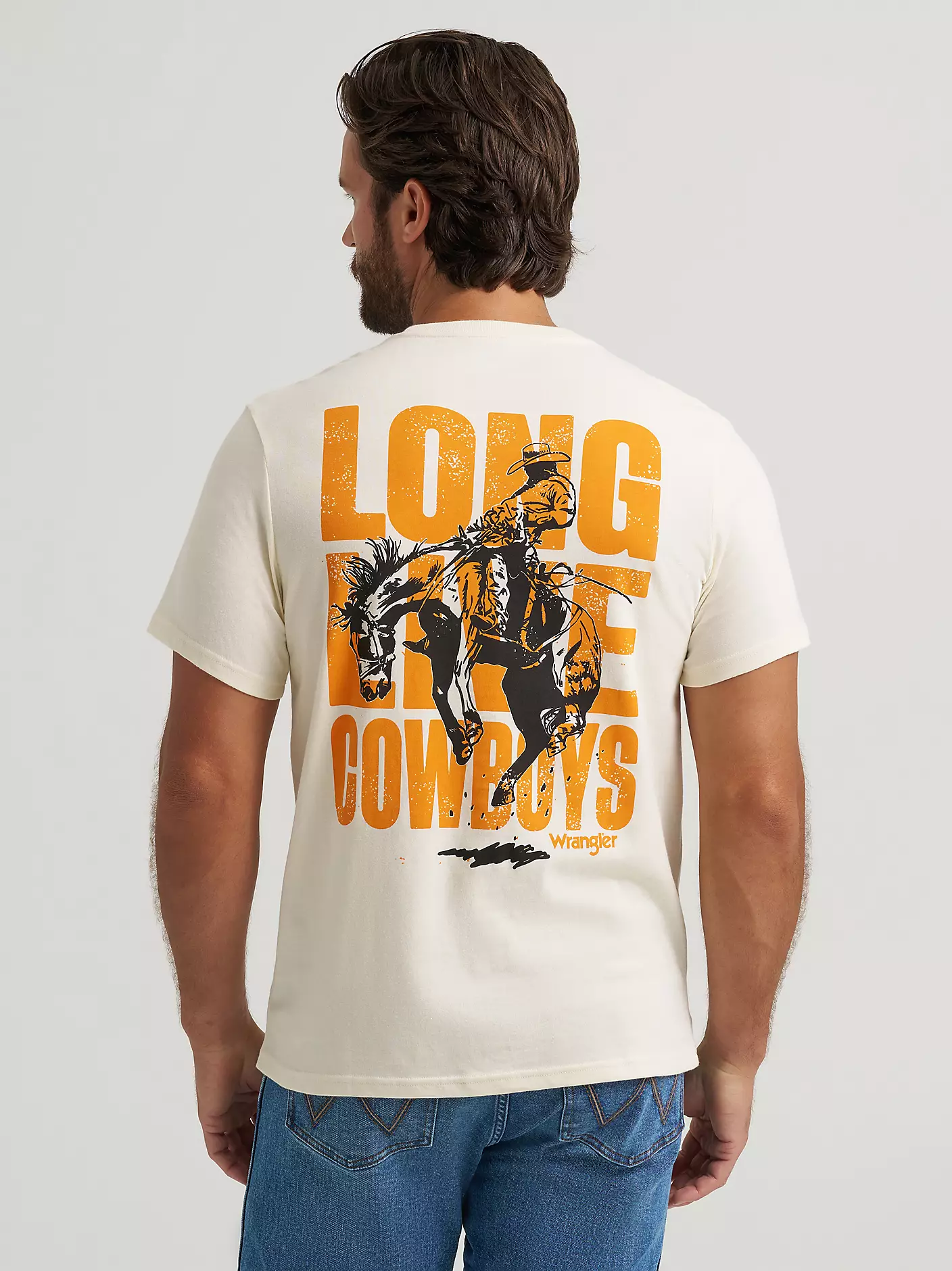 Wrangler Long Live Cowboys Back Graphic T-Shirt