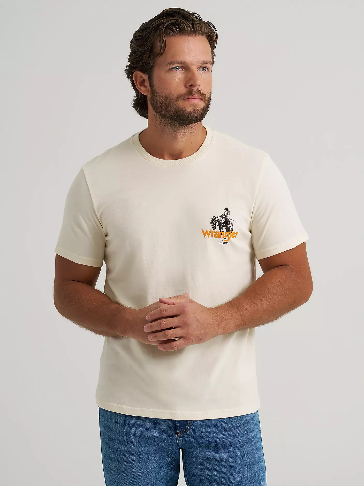 Wrangler Long Live Cowboys Back Graphic T-Shirt - Image 2