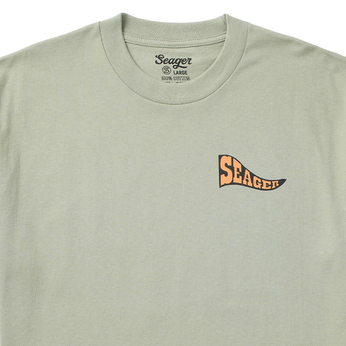 Seager Long Ride Tee Desert Green - Image 4